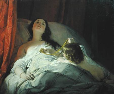 The Drowsy One from Friedrich von Amerling
