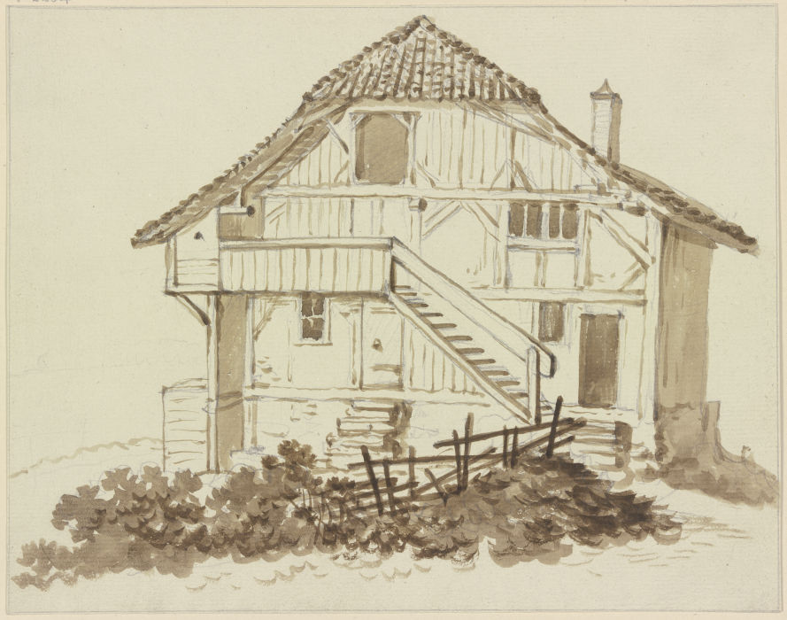 Bauernhaus, von vorne gesehen from Friedrich Wilhelm Hirt