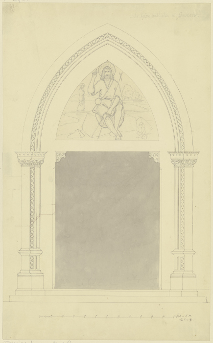 Portal von S. Giovanni Battista in Orvieto from Friedrich Maximilian Hessemer