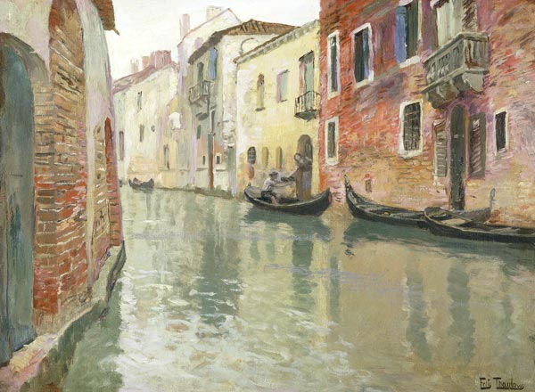 Ein venezianischer Kanal. from Frits Thaulow