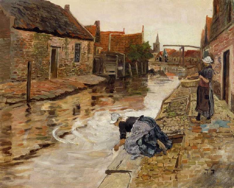 Volendam. from Frits Thaulow