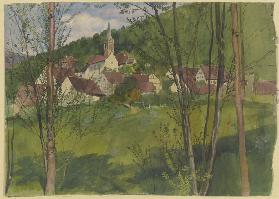 Village at the hillside