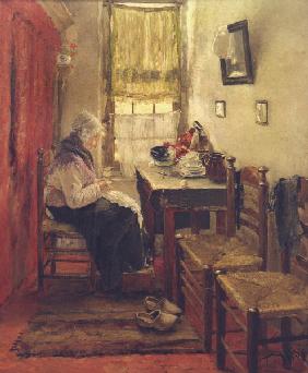 F.v.Uhde / Old People s Home / 1882
