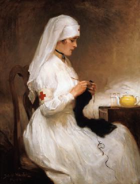 Portrait of a Nurse from the Red Cross