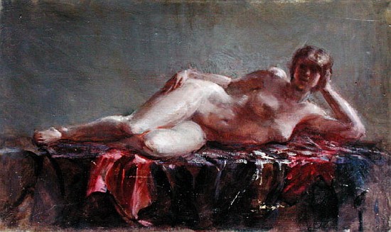 Reclining Nude (oil on canvas)  from Gail  Schulman