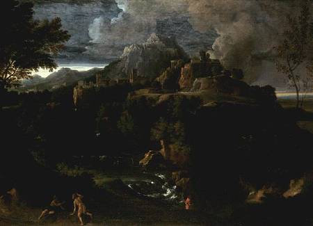 Landscape with Figures from Gaspard Dughet