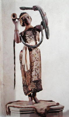 Automaton of a Snake-Charmer, c.1902 (mixed media) from Gaston Decamps