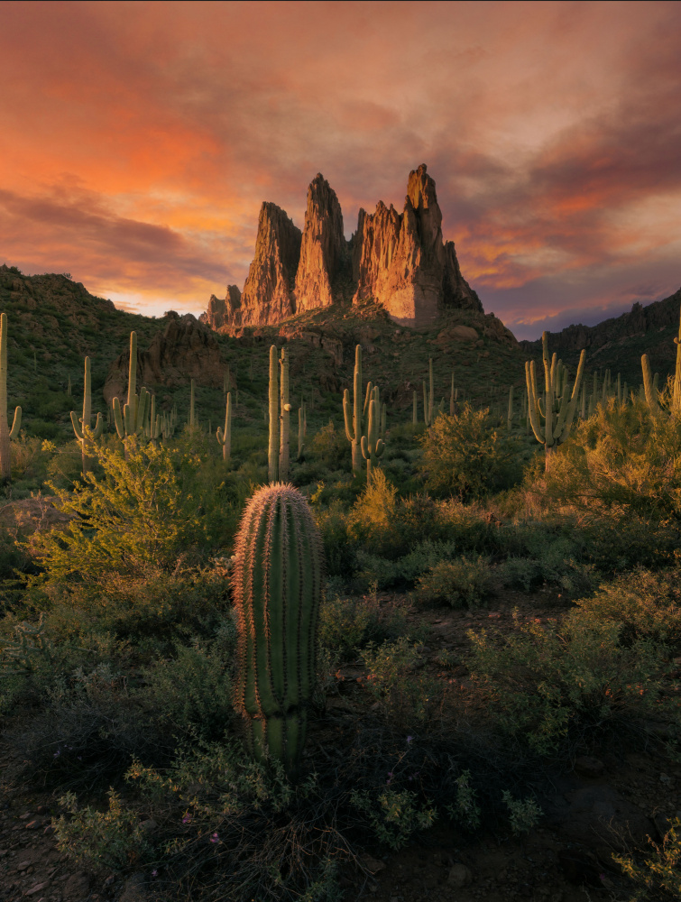 Superstition Mountains from Gengchen Wang