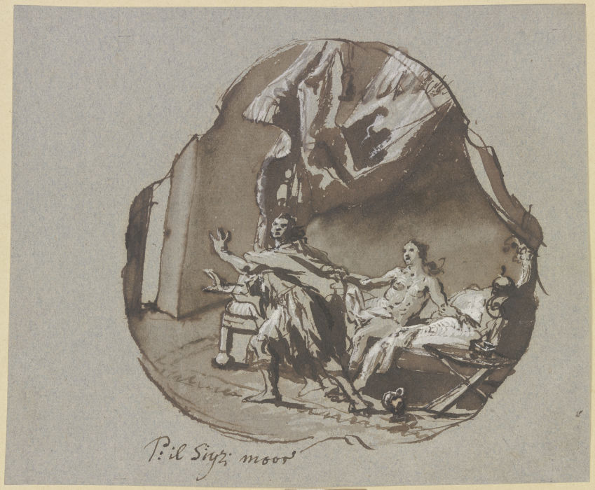 Josef und die Frau des Potiphar from Georg Anton Urlaub