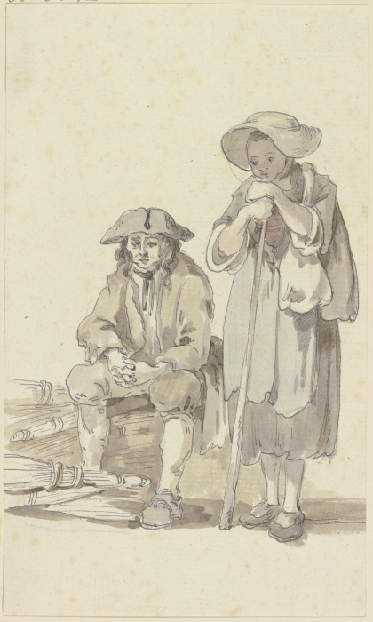 Peasant couple from Georg Melchior Kraus