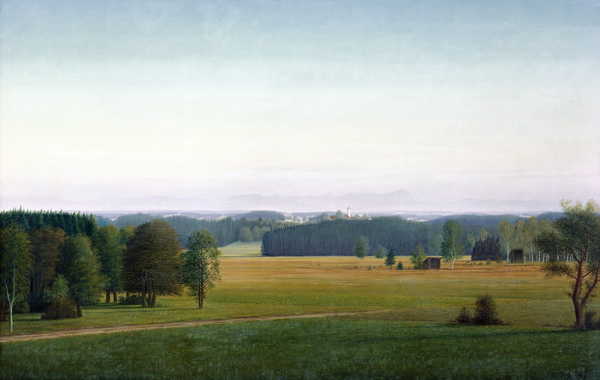 Countryside at Münsing from Georg Schrimpf