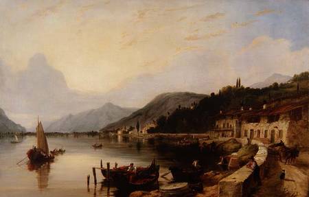 Lago d'Iseo, Italy from George Clarkson Stanfield