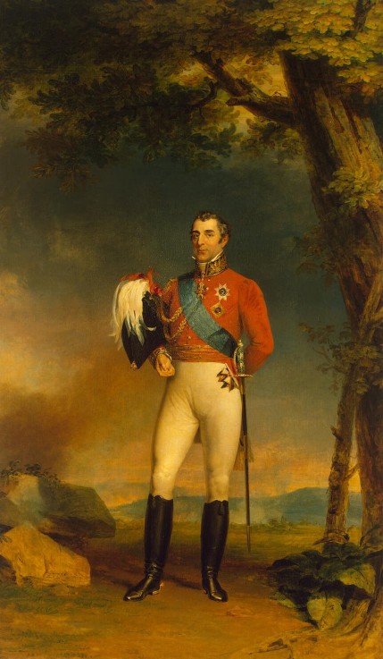 Portrait of Field Marshal Arthur Wellesley, 1st Duke of Wellington (1769-1852) from George Dawe