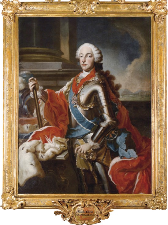 Portrait of Maximilian III Joseph (1727-1777), Elector of Bavaria from George Desmarées