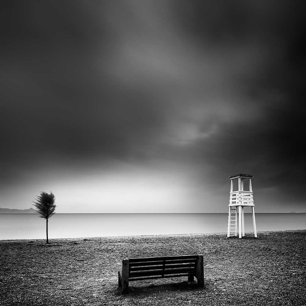 Bench on the Beach from George Digalakis