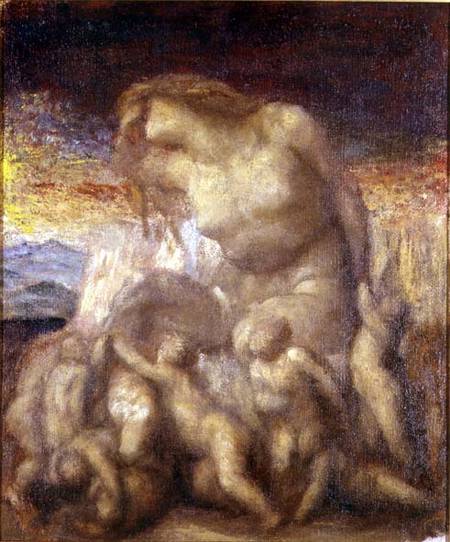 Study for 'Evolution' from George Frederick Watts