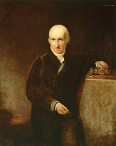 Portrait of Benjamin West (1738-1820) from George Henry Harlow