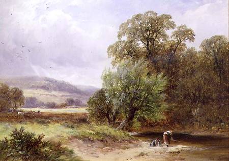 A Brook near Barrow from George II Turner