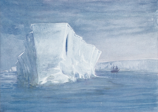 An Iceberg, illustration from ''Nimrod in the Antarctic 1907-09'' by Sir Ernest Shackleton (1874-192 from George Marston