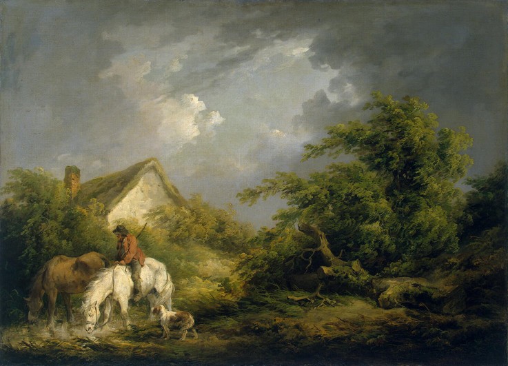 Before a Thunderstorm from George Morland