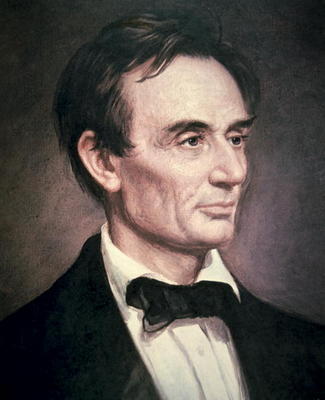 Abraham Lincoln (1809-60) (oil on canvas) from George Peter Alexander Healy