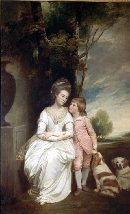 The Countess of Albemarle and her son from George Romney