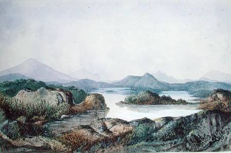 Landscape with a Lake from George Sand