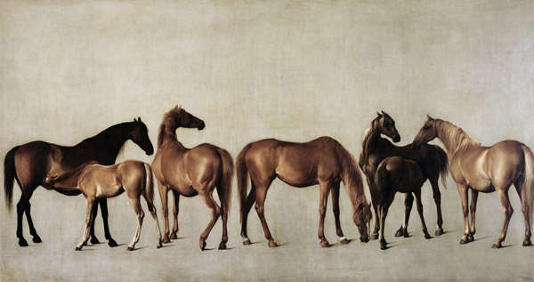 Mares with Foals from George Stubbs
