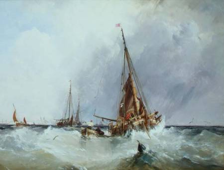 Shipping in the Solent from George the Elder Chambers