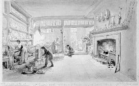 The Kitchen of Mr. Sander''s Coffee and Eating House, Newgate Street