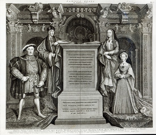Familia Regia, or The Family of Henry VIII from George Vertue