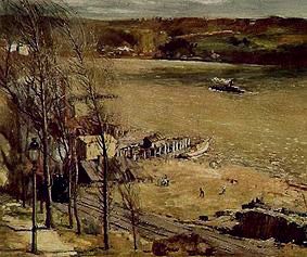 At the Hudson River from George Wesley Bellows