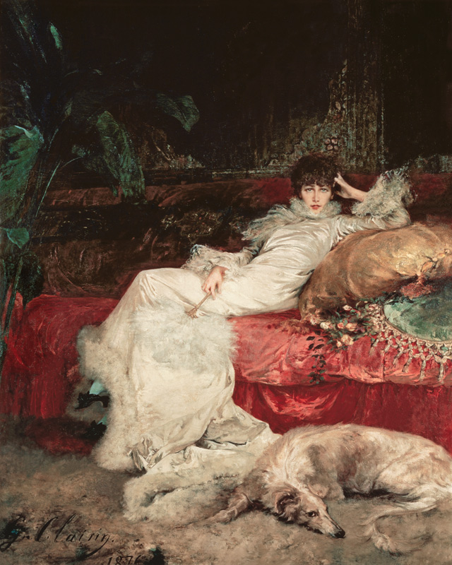 Sarah Bernhardt (1844-1923) from Georges Clairin