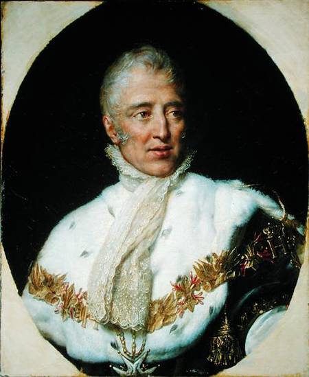 Portrait of Charles X (1757-1836) King of France from Georges Rouget