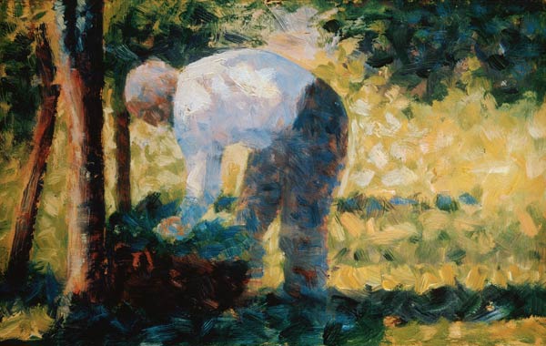 Seurat / Peasant with Basket / 1883 from Georges Seurat