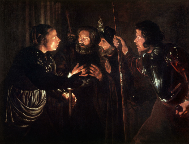 The Denial of Saint Peter from Gerard Seghers
