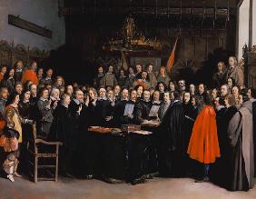 The Swearing of the Oath of Ratification of the Treaty of Munster