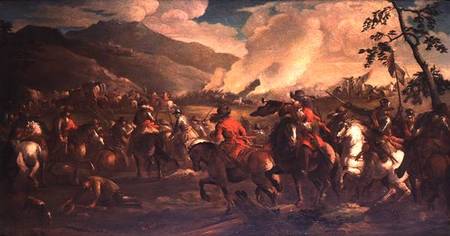 A Cavalry Battle from German School