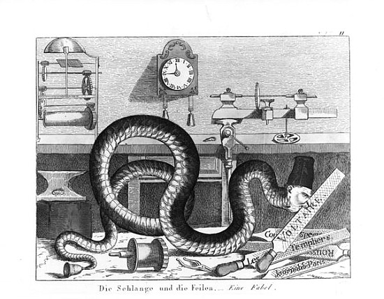 Fable of the Snake and the Files from German School