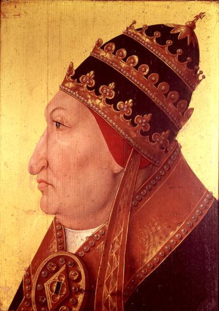Portrait of Rodrigo Borgia (1431-1503) Pope Alexander VI from German School
