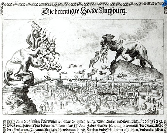 The City of Augsburg forced to accept Catholic Domination in 1629 from German School