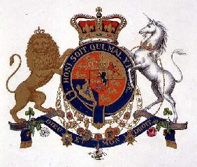 Crest of the King of the United Kingdom of Great Britain and Ireland, Defender of the Faith and King