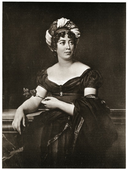 Anne Louise Germaine von Staël-Holstein from German School, (19th century)