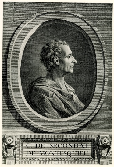 Charles de Secondat de Montesquieu from German School, (19th century)