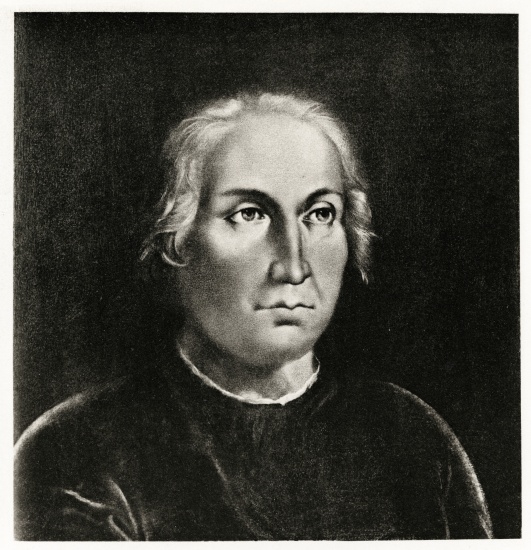 Christoph Columbus from German School, (19th century)