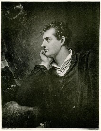 George Noel Gordon Lord Byron from German School, (19th century)