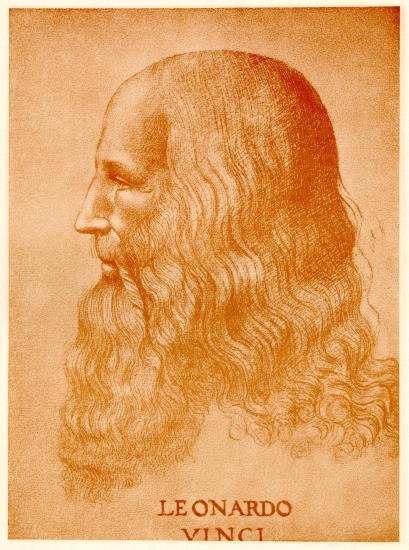 Leonardo da Vinci from German School, (19th century)