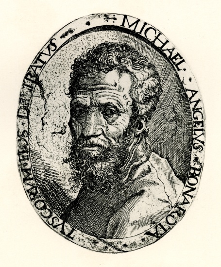 Michelangelo Buonarroti from German School, (19th century)