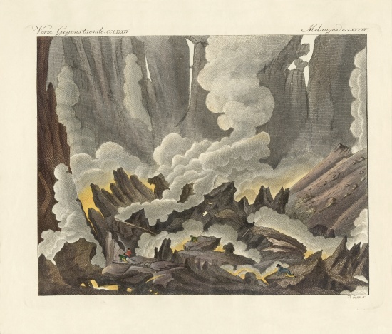 Mount Etna of Sicily from German School, (19th century)