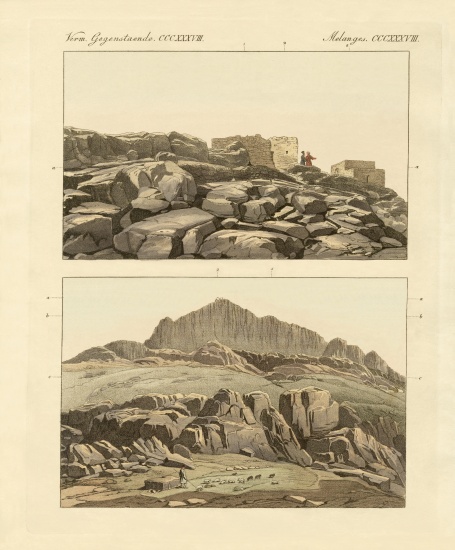 Mount Sinai from German School, (19th century)